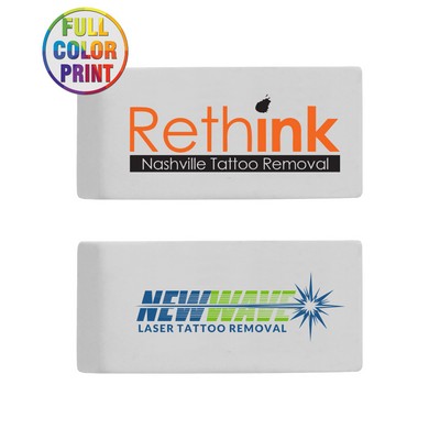 Union Printed - Jumbo Eraser with Full Color Logo